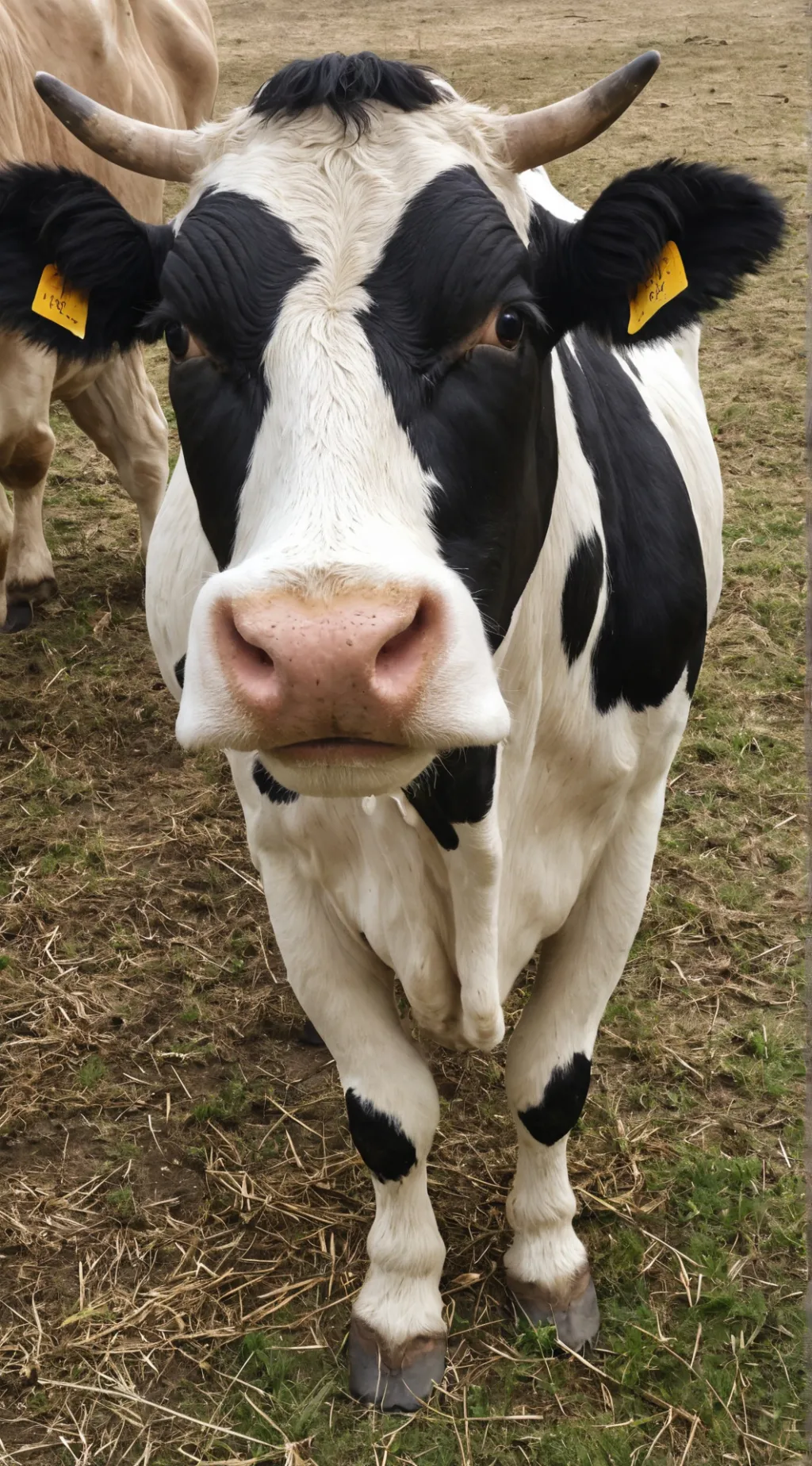 ai character: Cow background