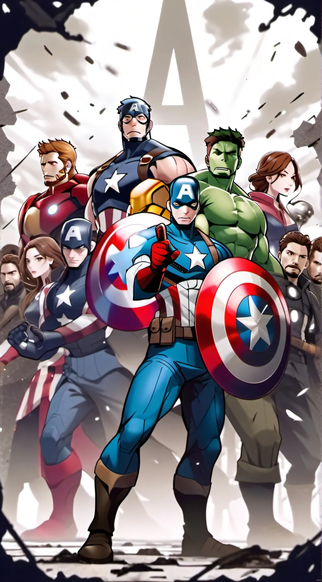 ai character: Avengers 11 background