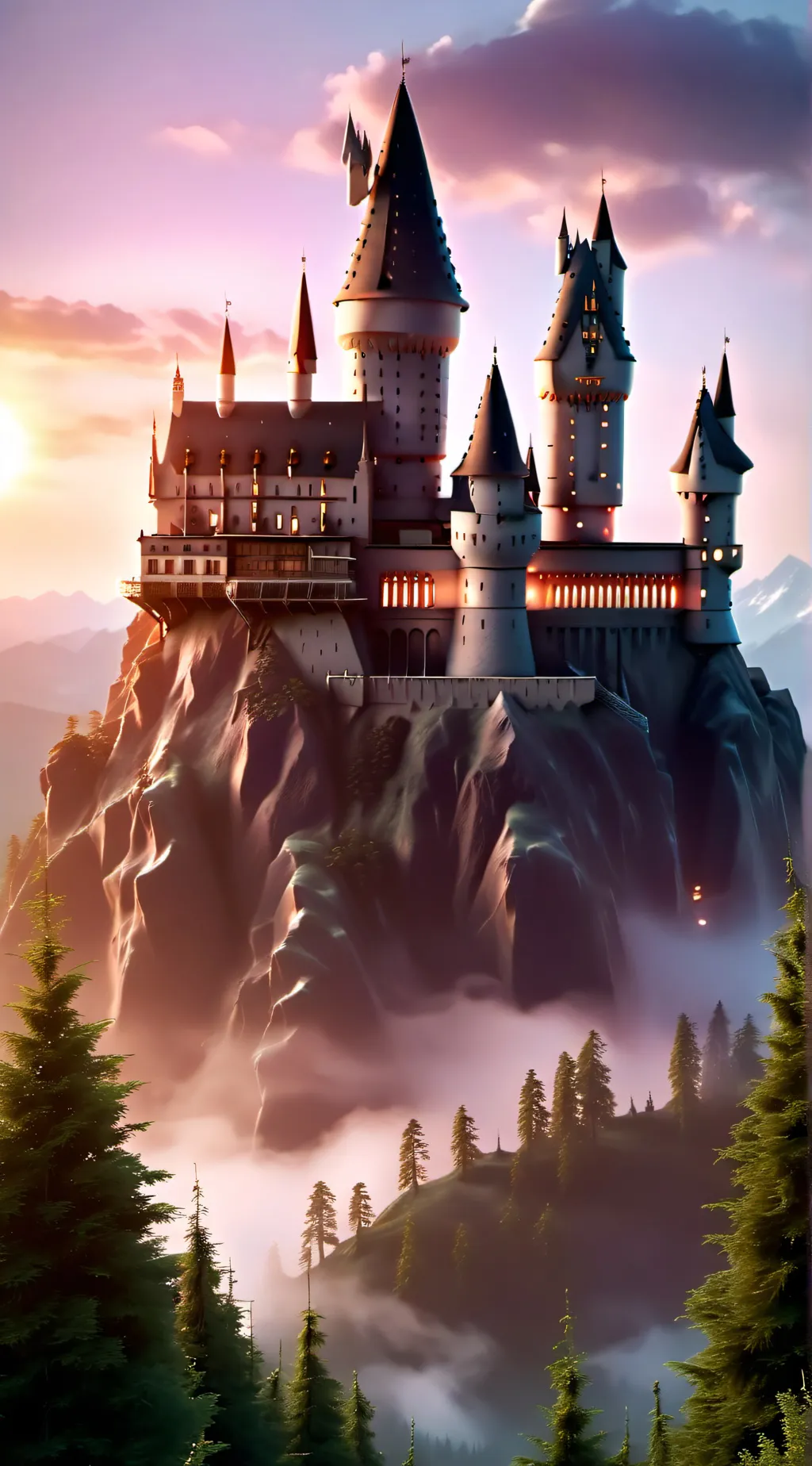 ai character: HOGWARTS! background