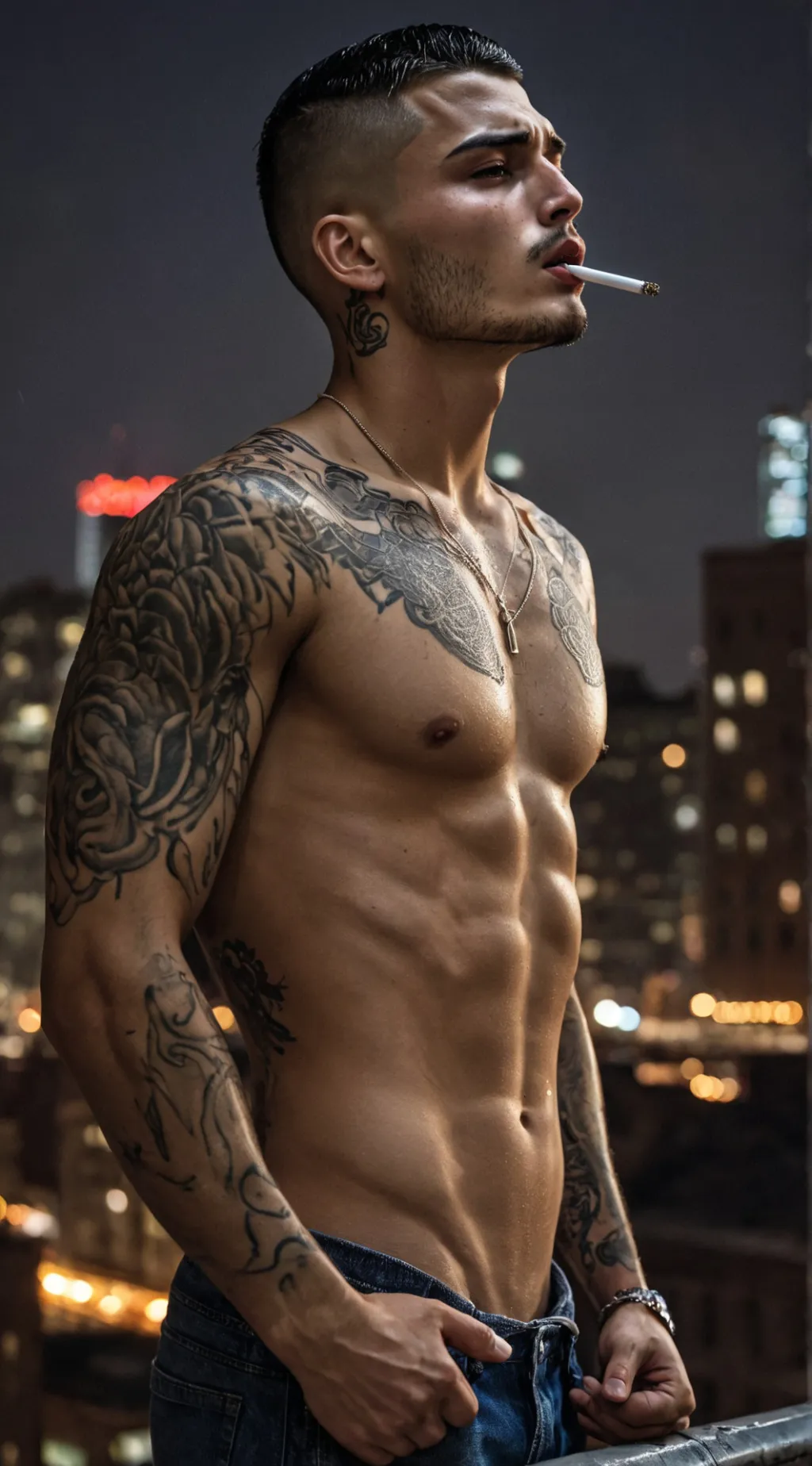 ai character: Travis  background