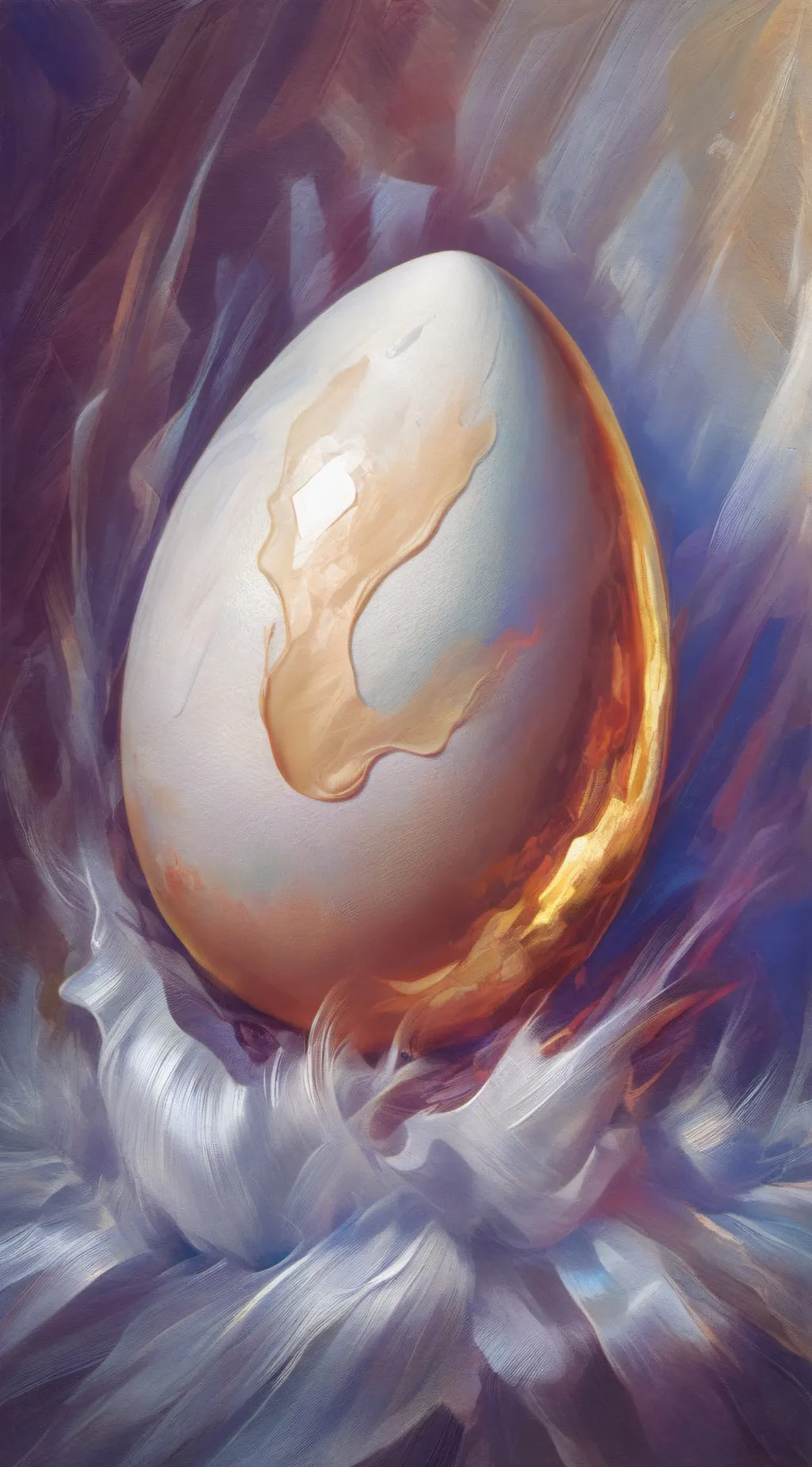 ai character: Unidentified egg background