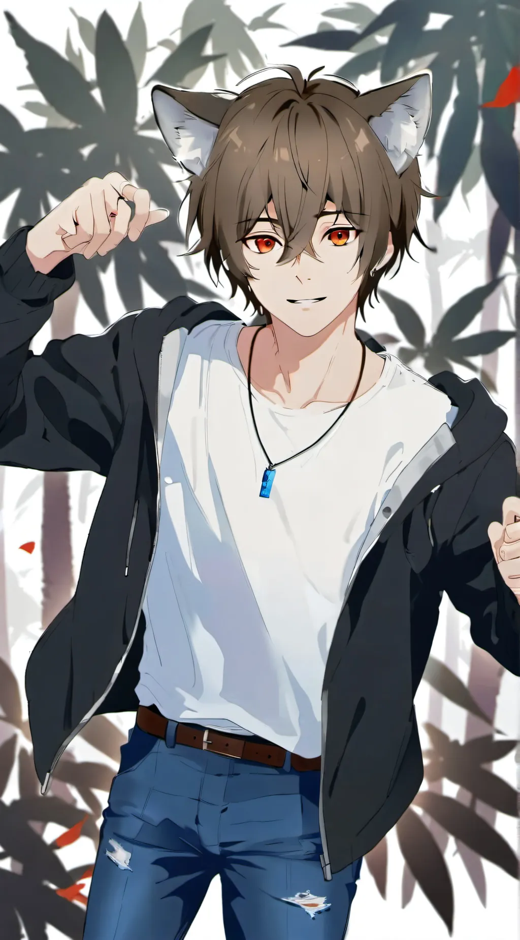 ai character: Travis  background