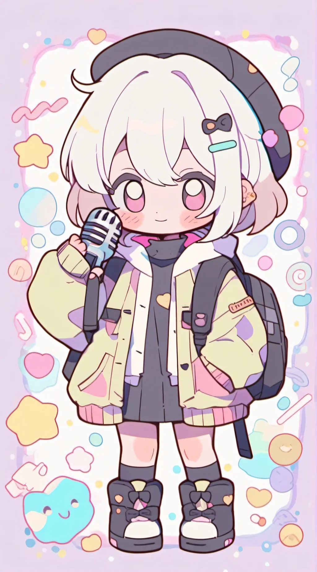 ai character: Glisten  background