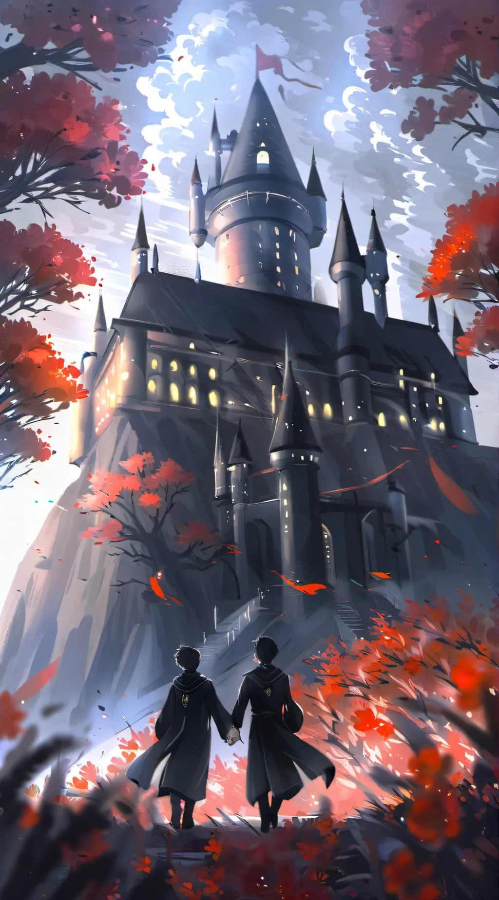 ai character: Hogwarts background