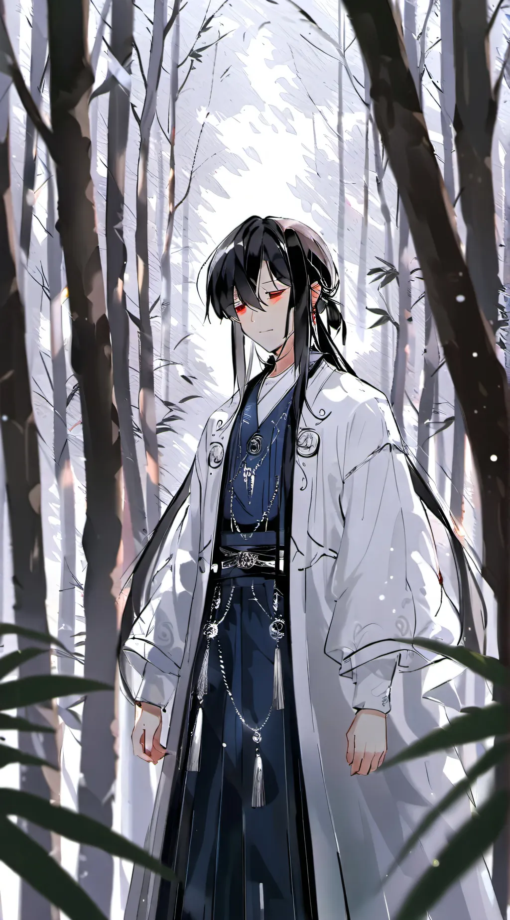 ai character: Giyu x shinbou background