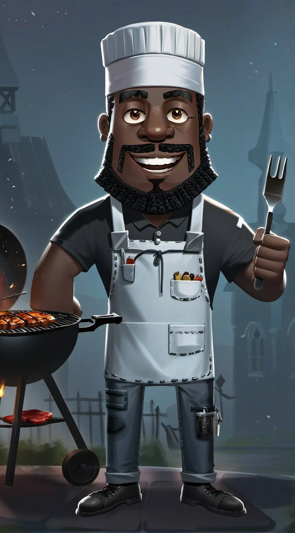 ai character: we're cooked 🔥🔥🔥🔥 background