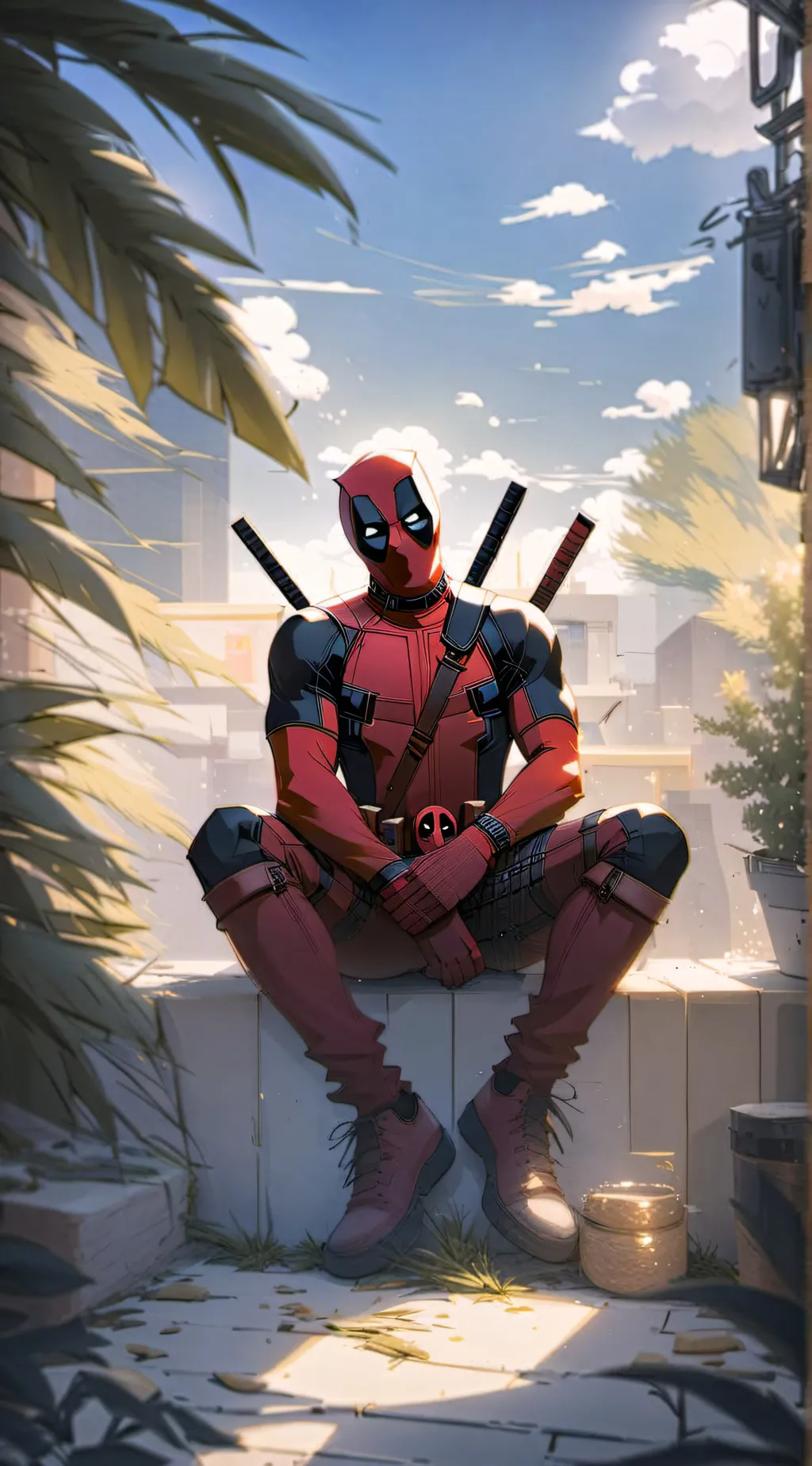 ai character: Deadpool background
