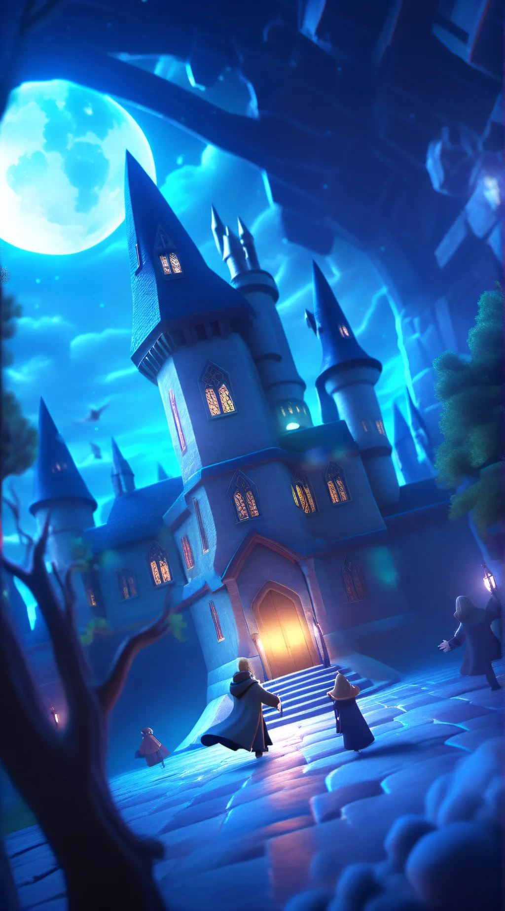ai character: Hogwarts 😭😭😭😭😭😭 background