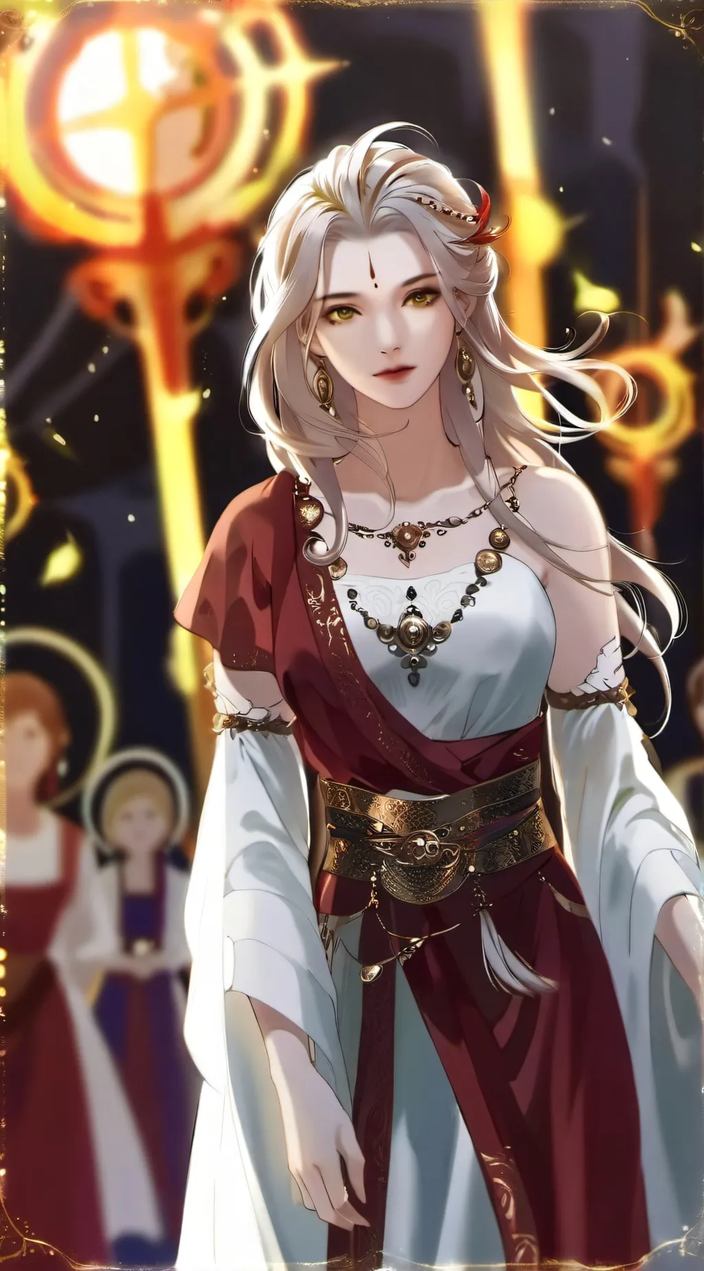 ai character: La bella background