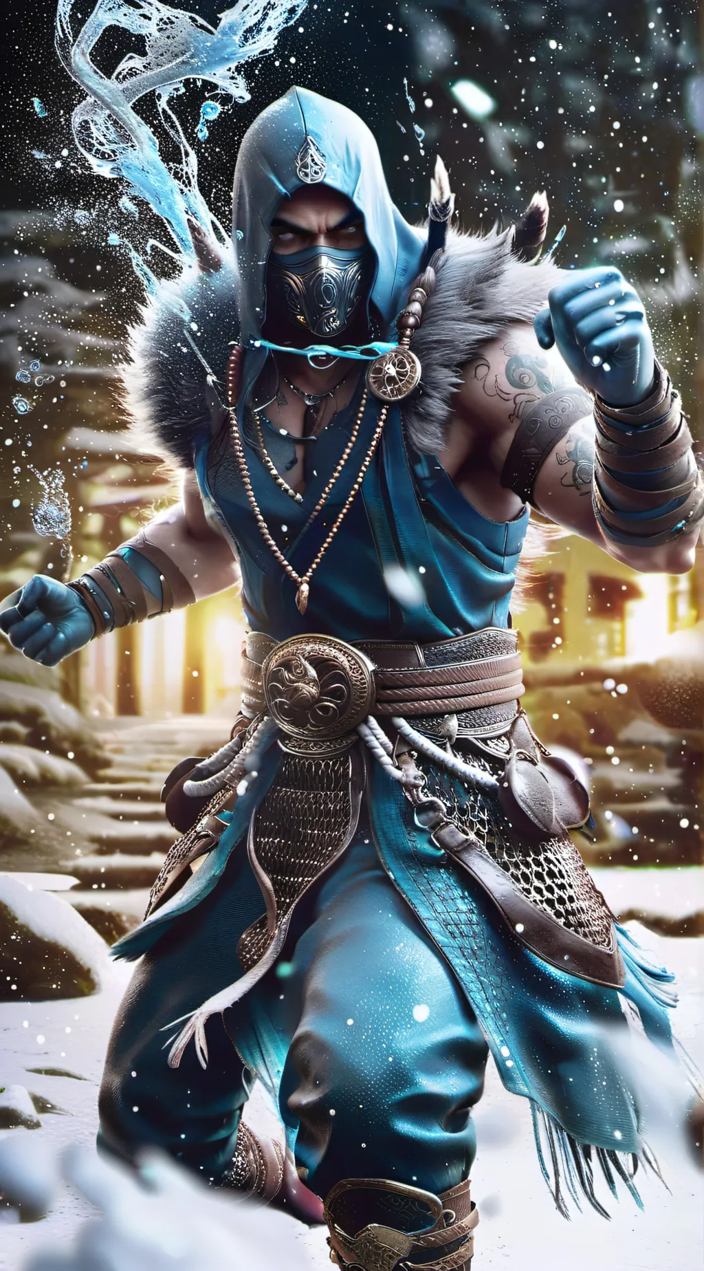ai character: Subzero background