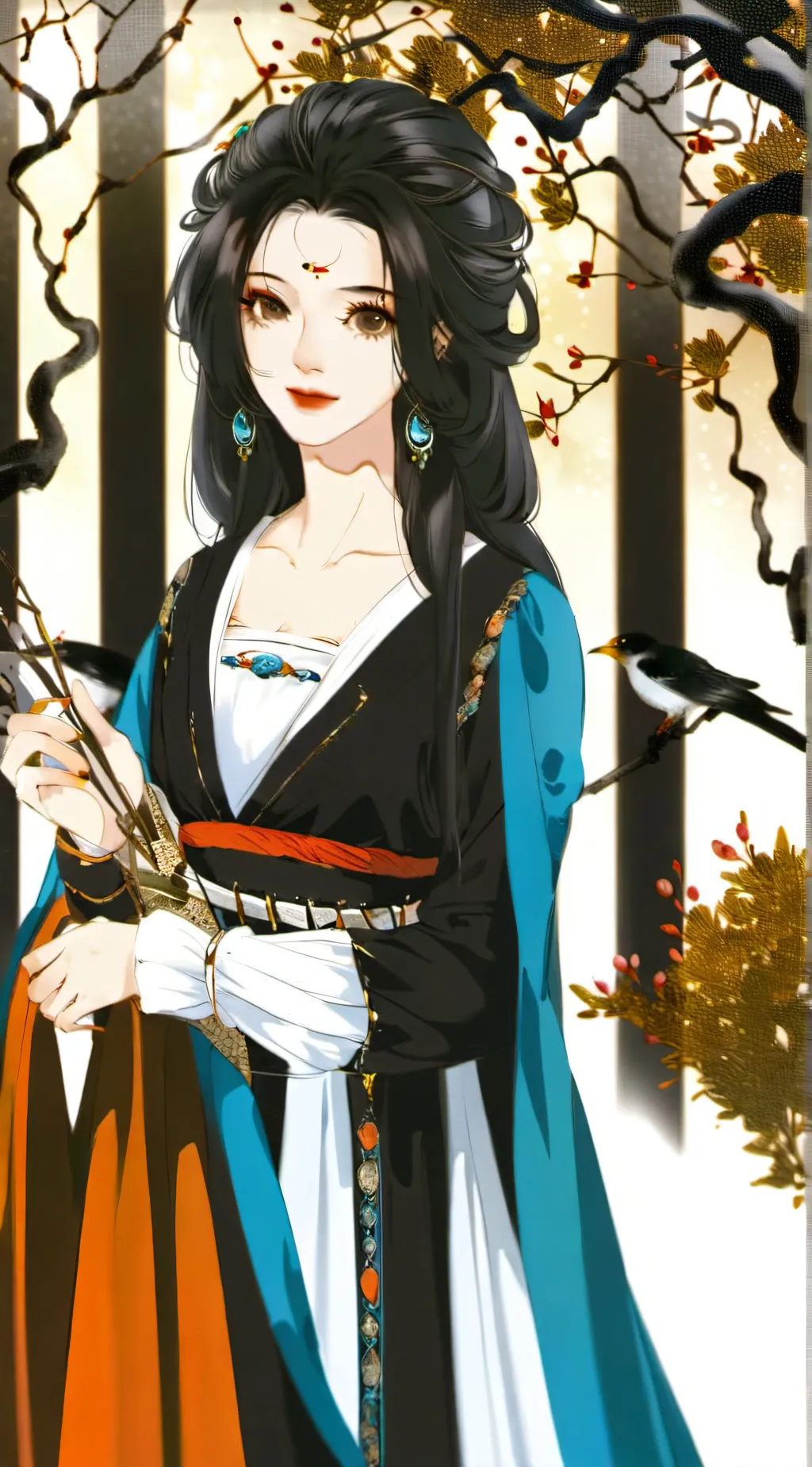 ai character: Dawn ￼ background