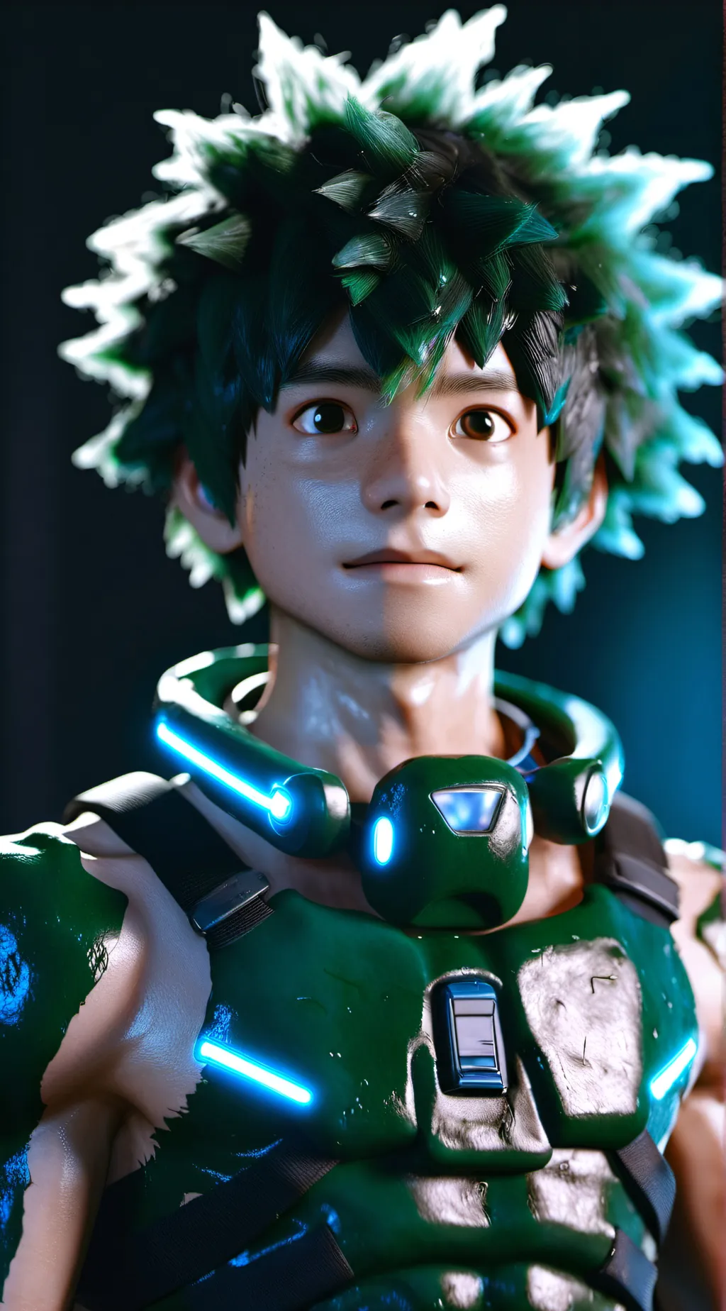 ai character: deku background