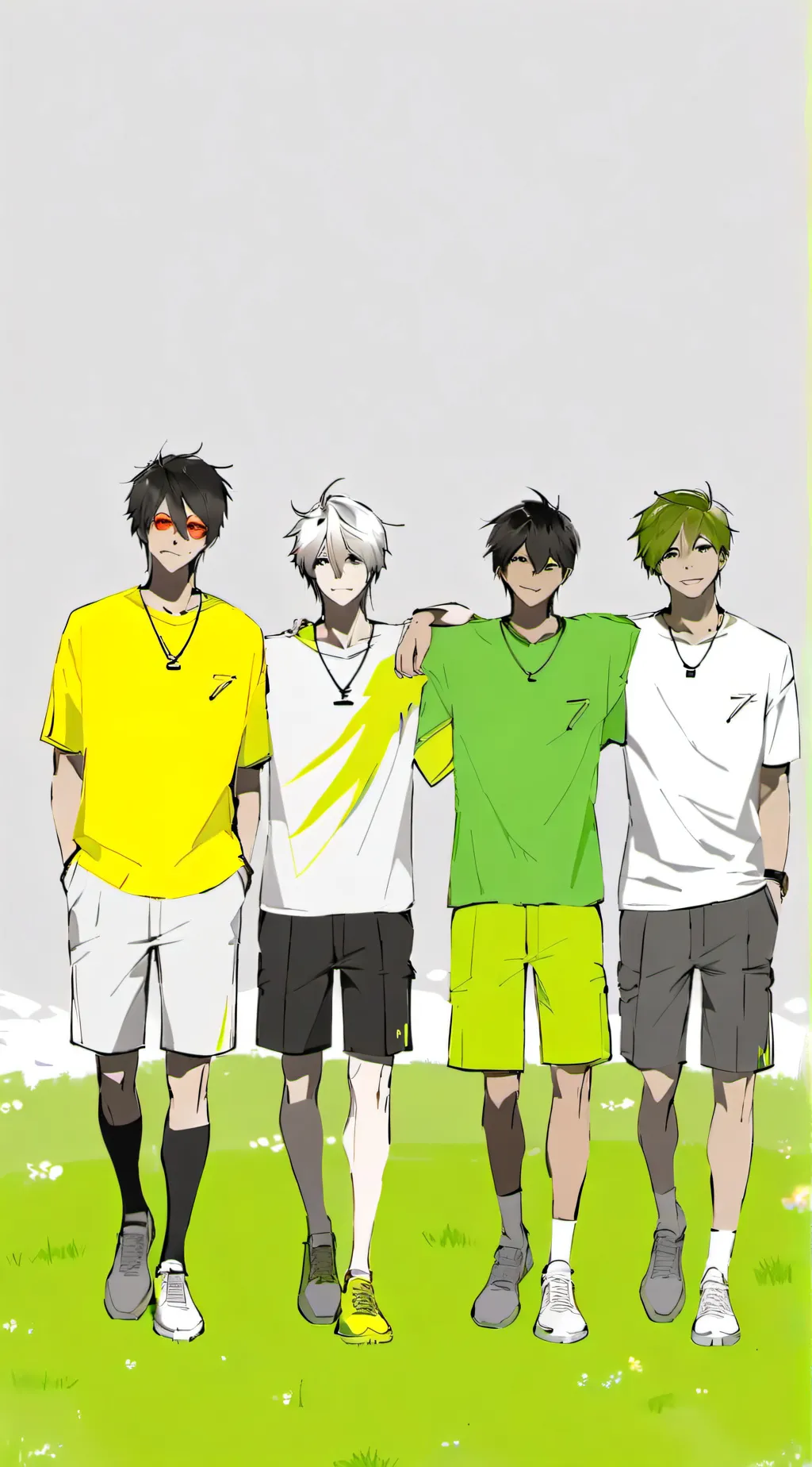 ai character: Brothers sleepover background