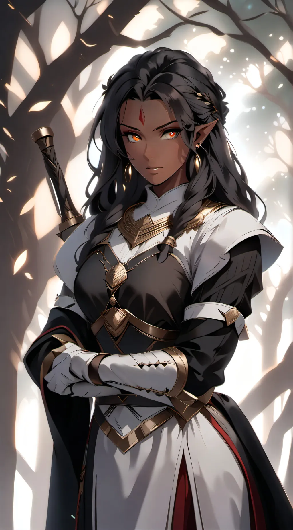 ai character: Scarlet  background