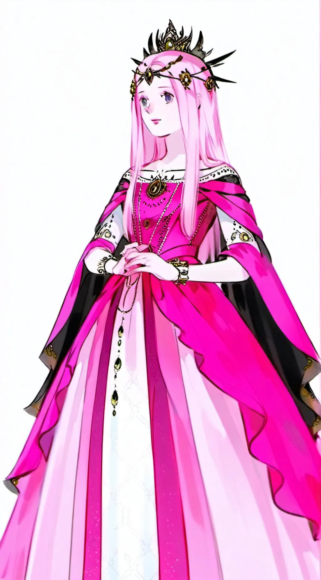 ai character: Princess bubblegum background