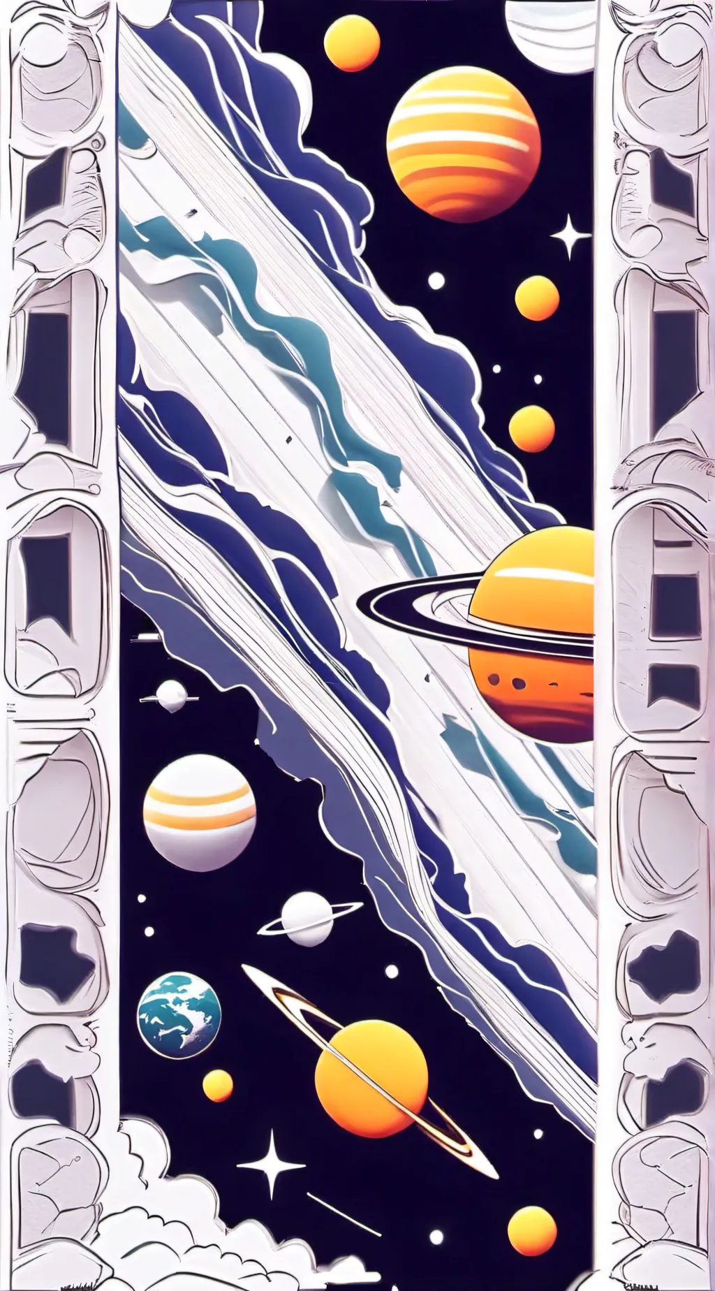 ai character: Venus pt2solarball background