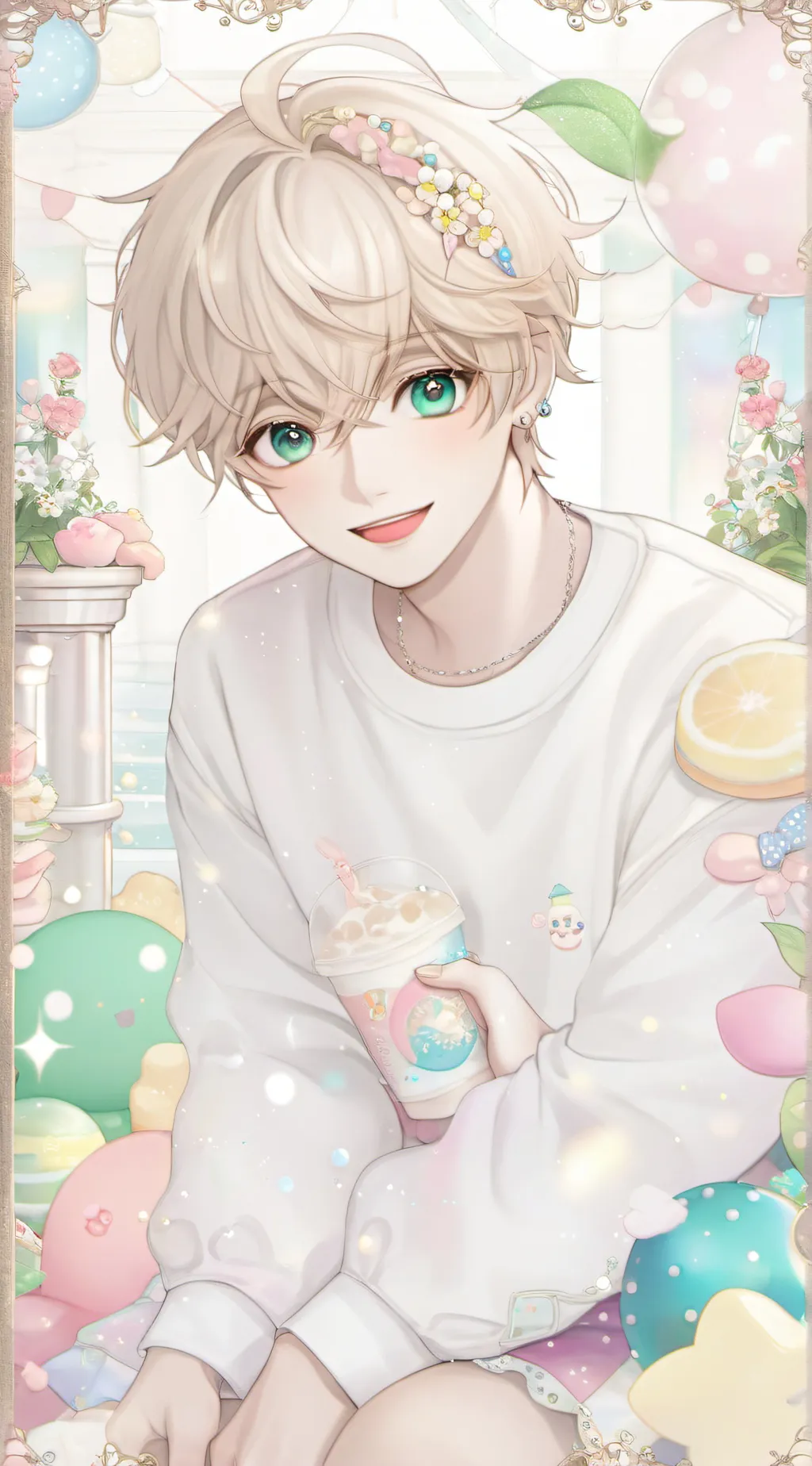 ai character: ༻⁂ℳ𝒶𝓍⁂༺ background
