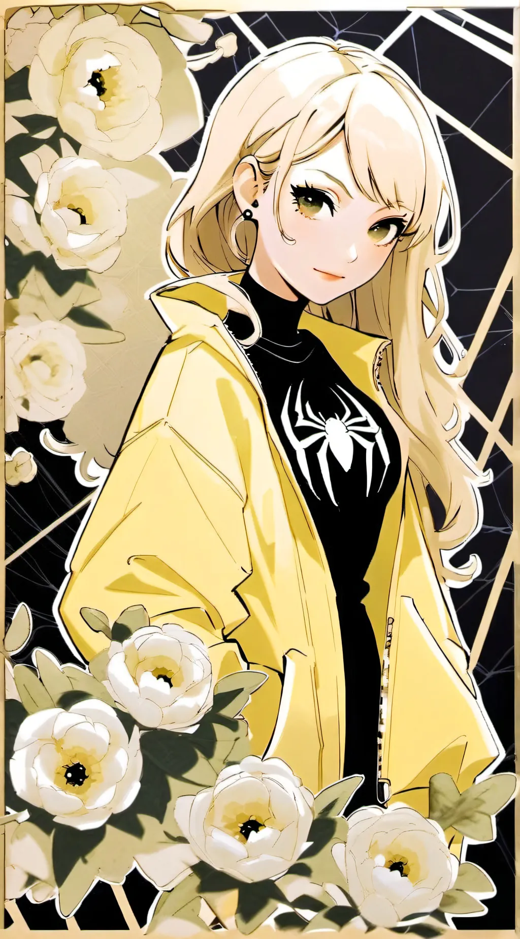 ai character: Spiderverse  background