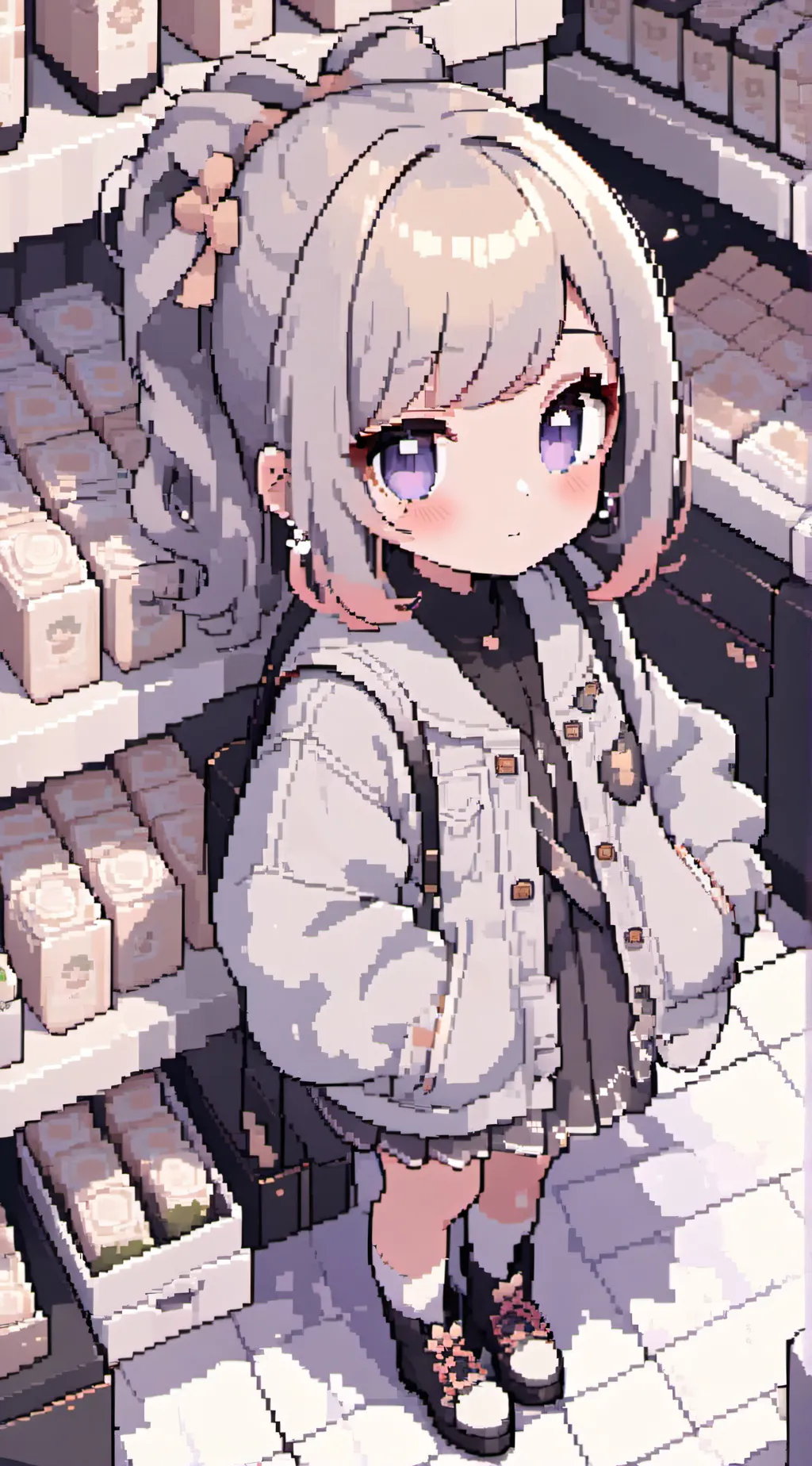 ai character: Winter background