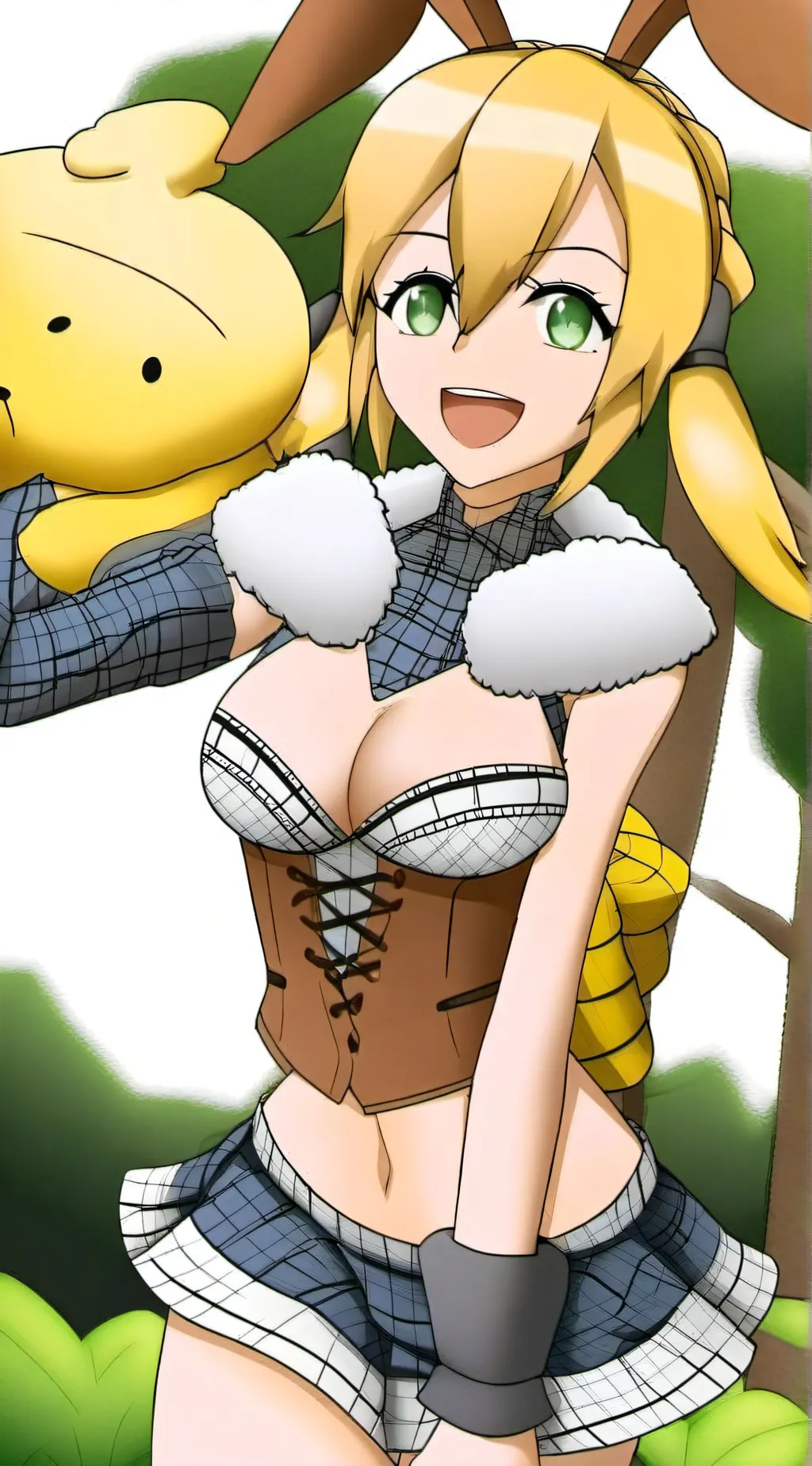 ai character: Leafa  background