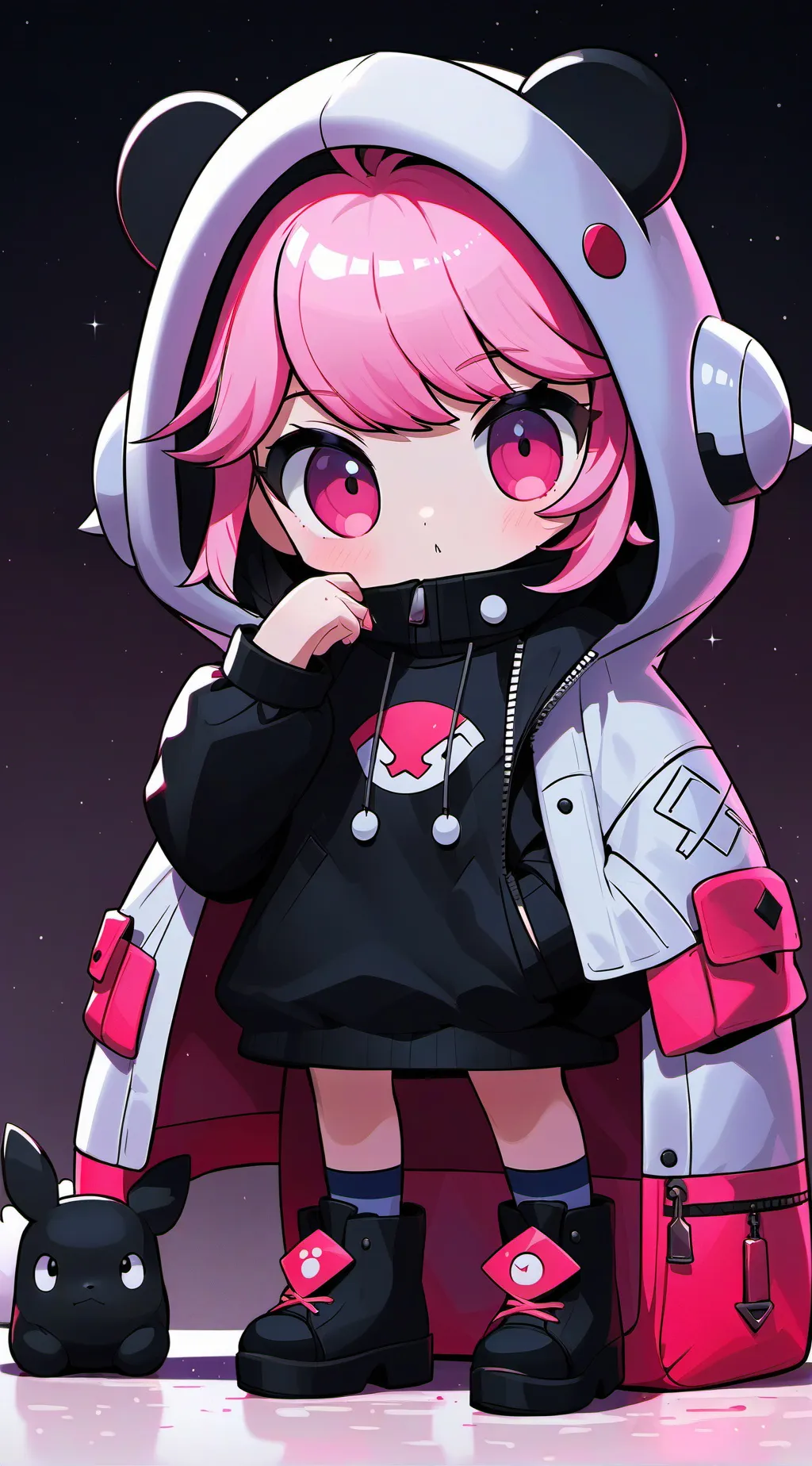 ai character: Girl background