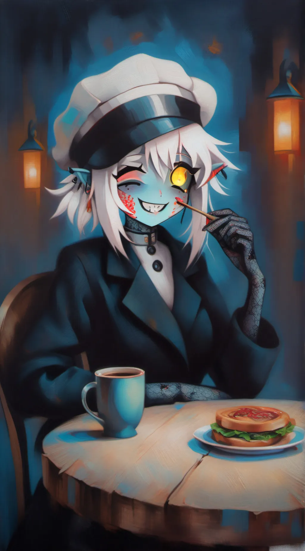 ai character: hanani background