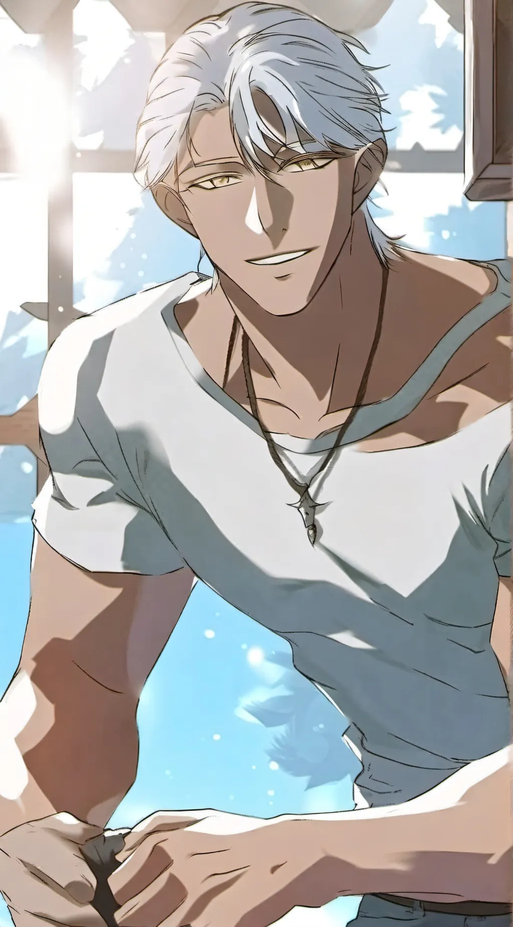 ai character: Cain  background