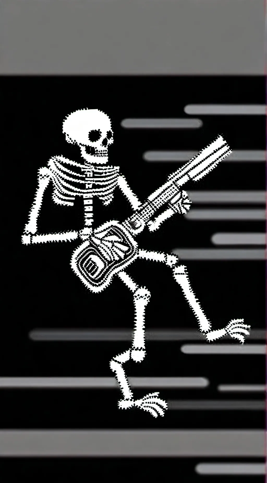 ai character: papyrus from under background