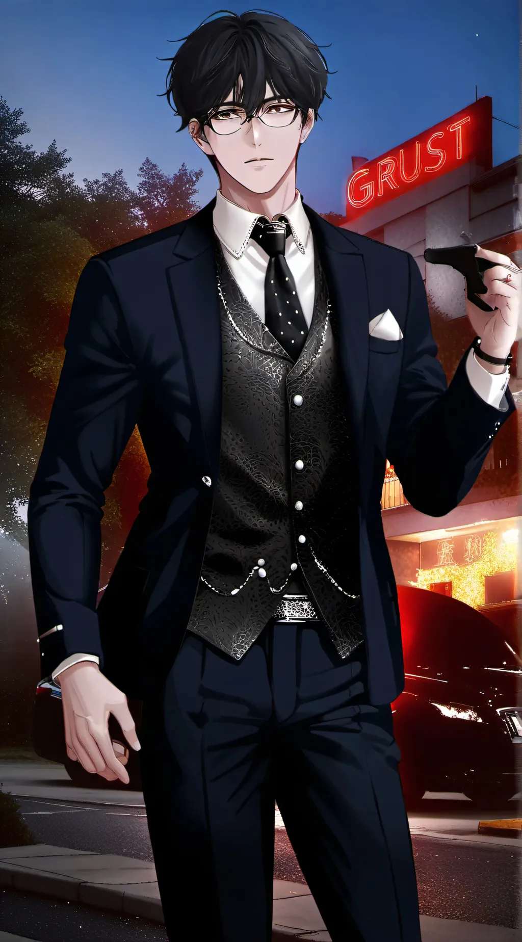 ai character: ZANE background
