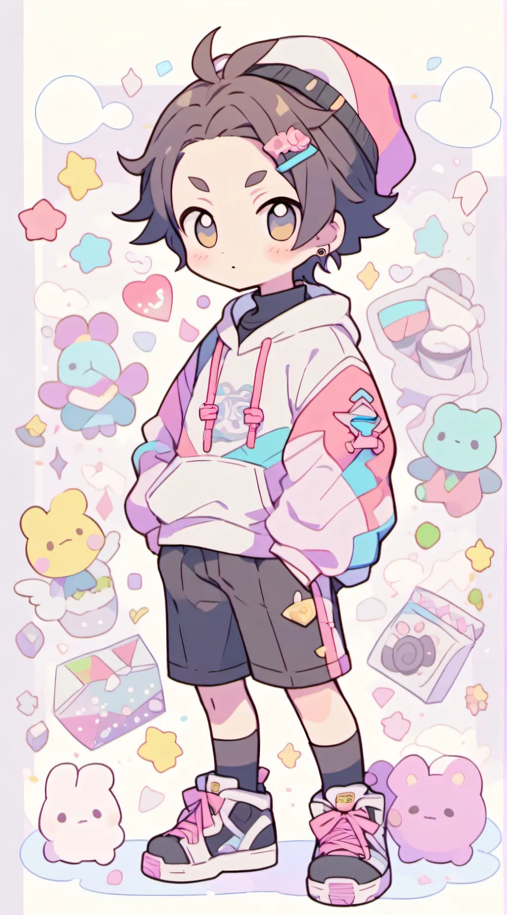 ai character: JAY-HYUNG background