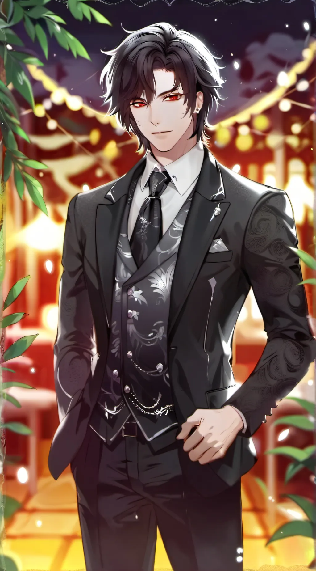 ai character: Zach  background