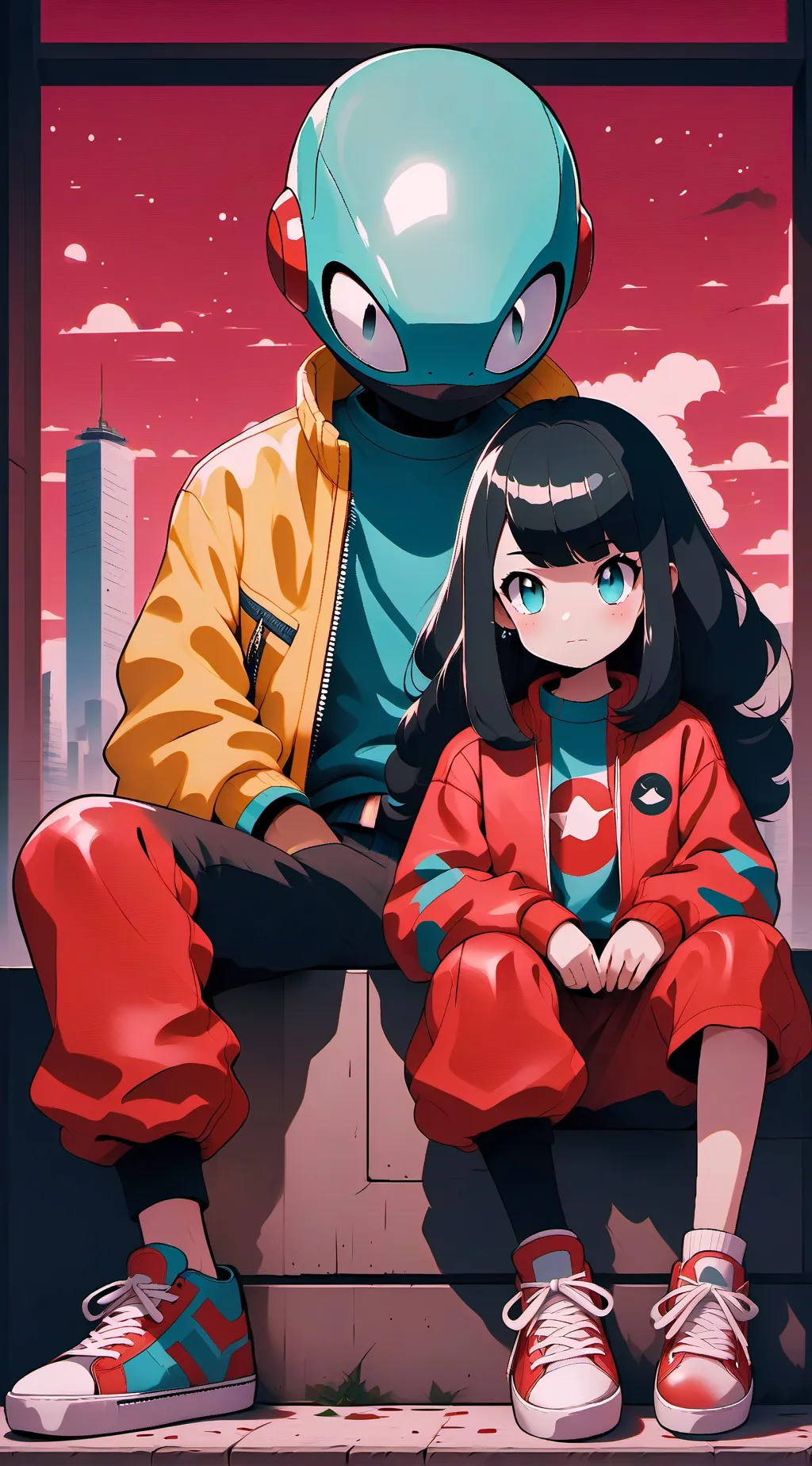 ai character: gay background