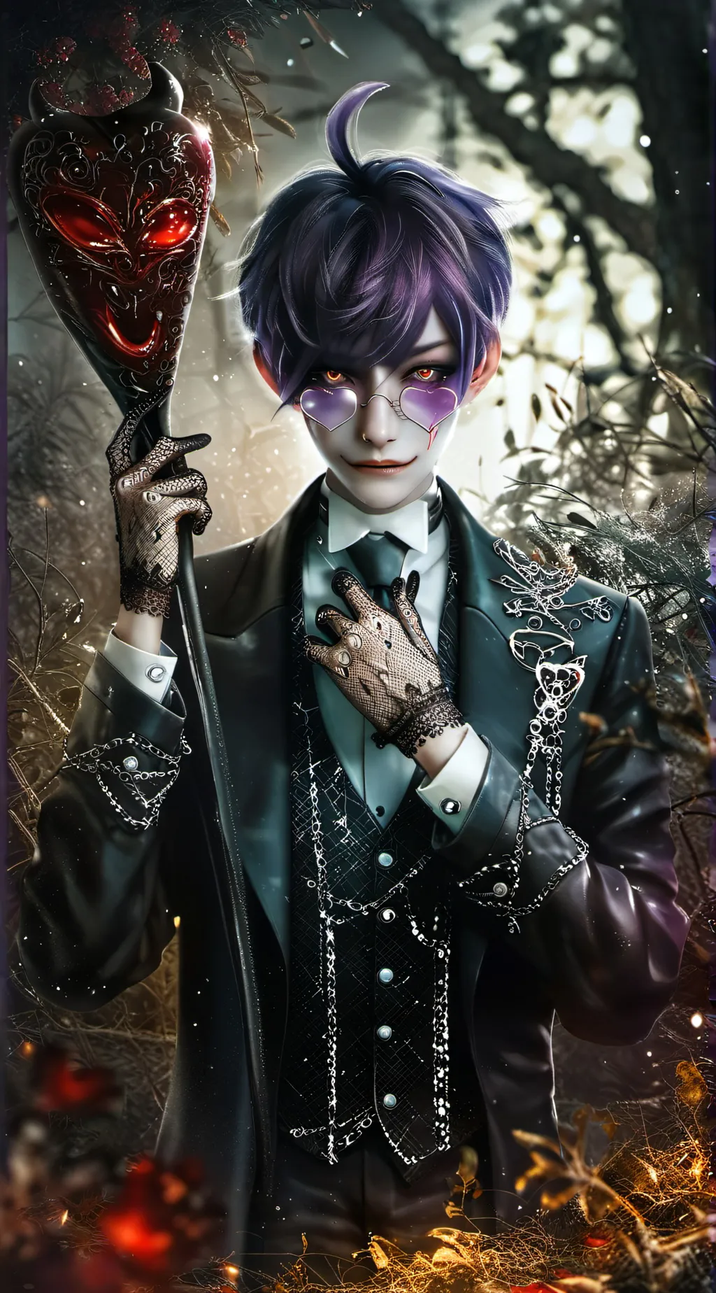 ai character: Valentino  background