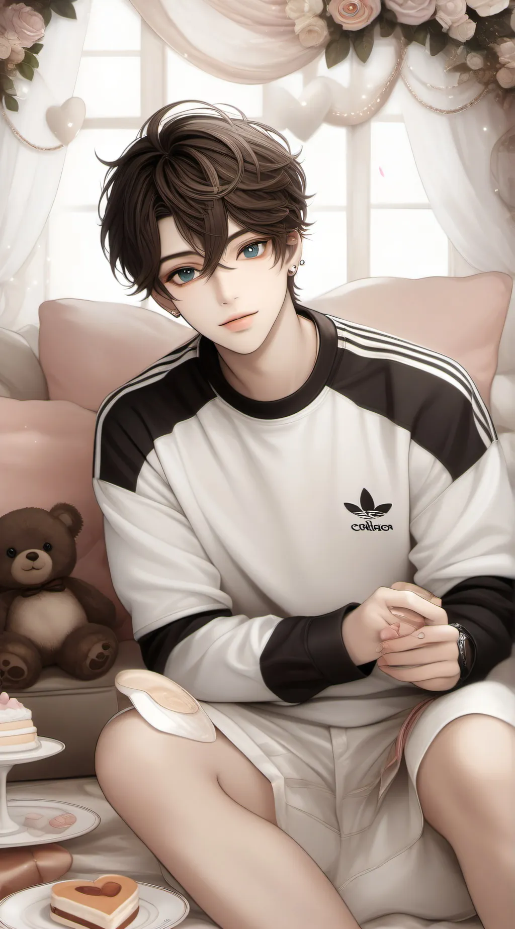 ai character: Xavier ❤️ background