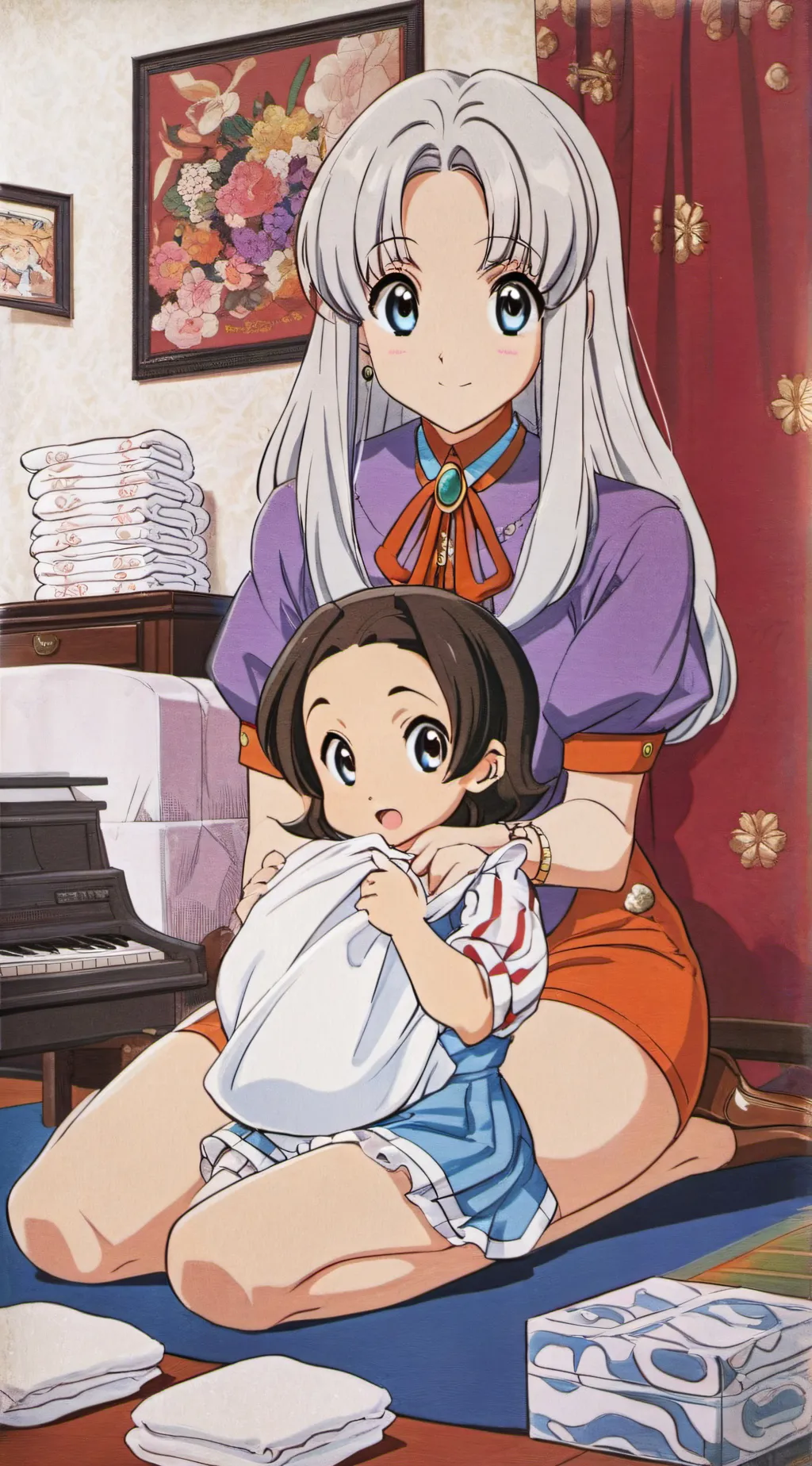 ai character: Baby Liebe  background