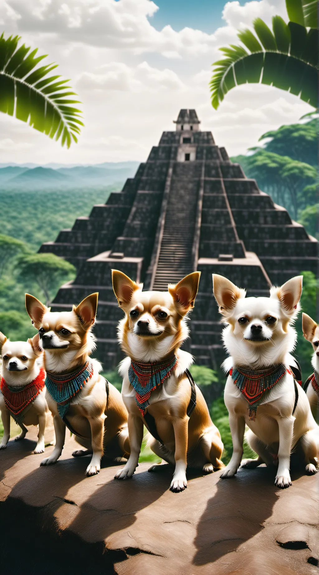 ai character: Chihuahua Warriors background