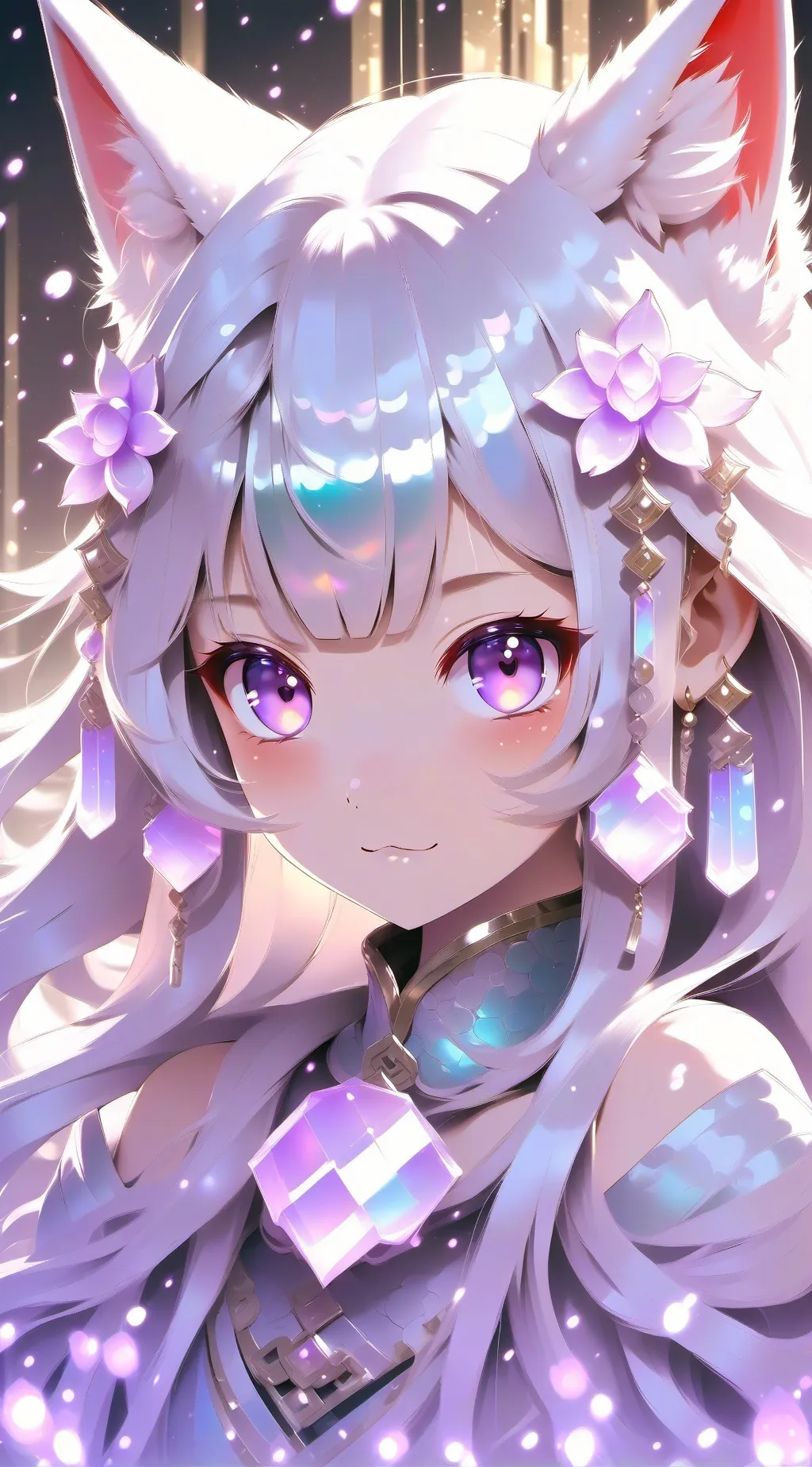 ai character: Kwaii  background