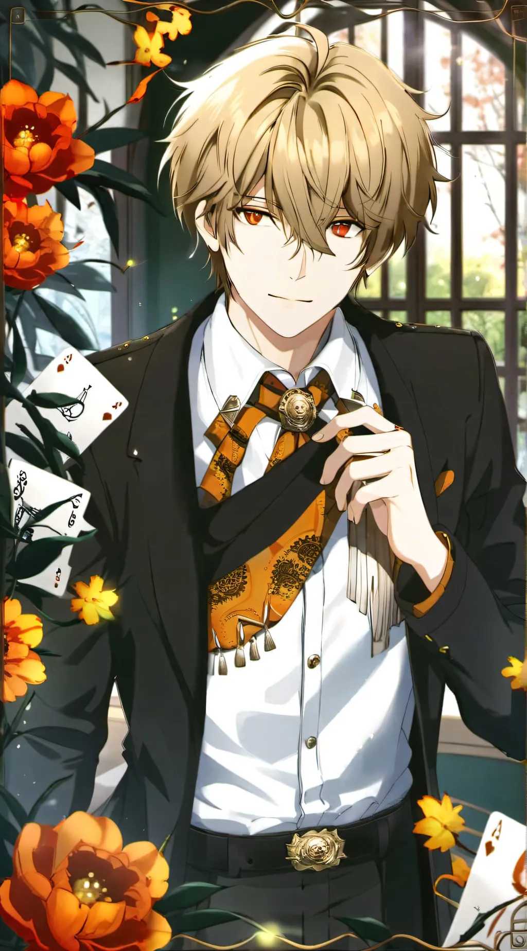 ai character: aaron background