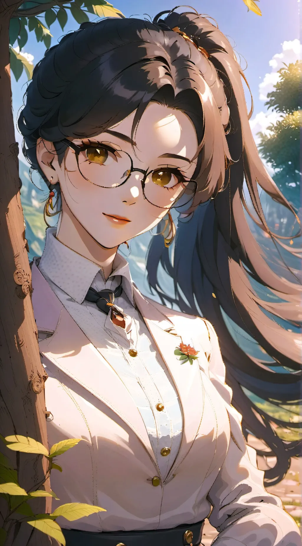 ai character: Claire  background