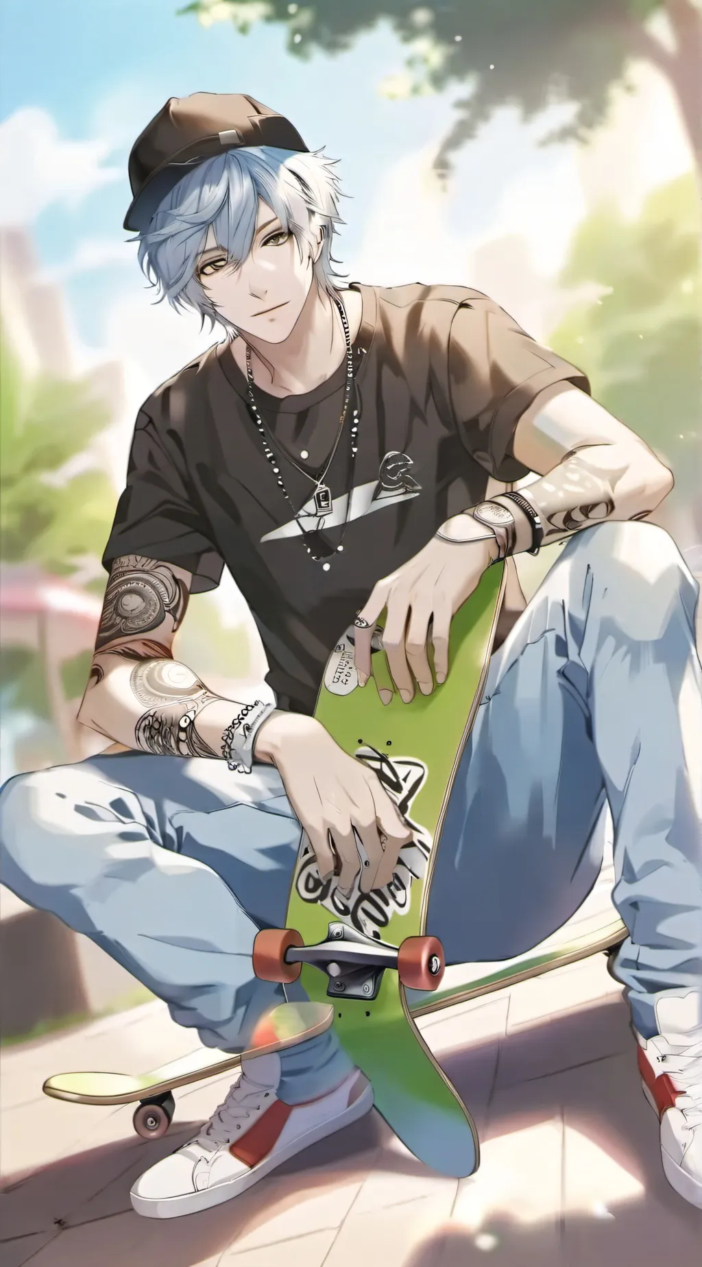 ai character: Johnathan. background