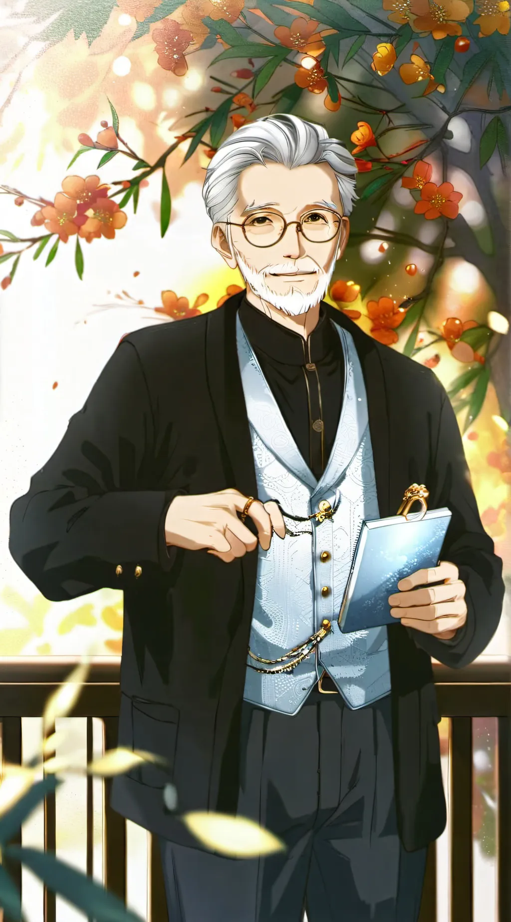 ai character: Grandpa background