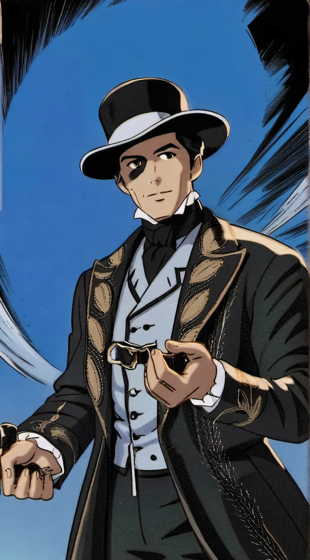 ai character: James Phantom (OC) background