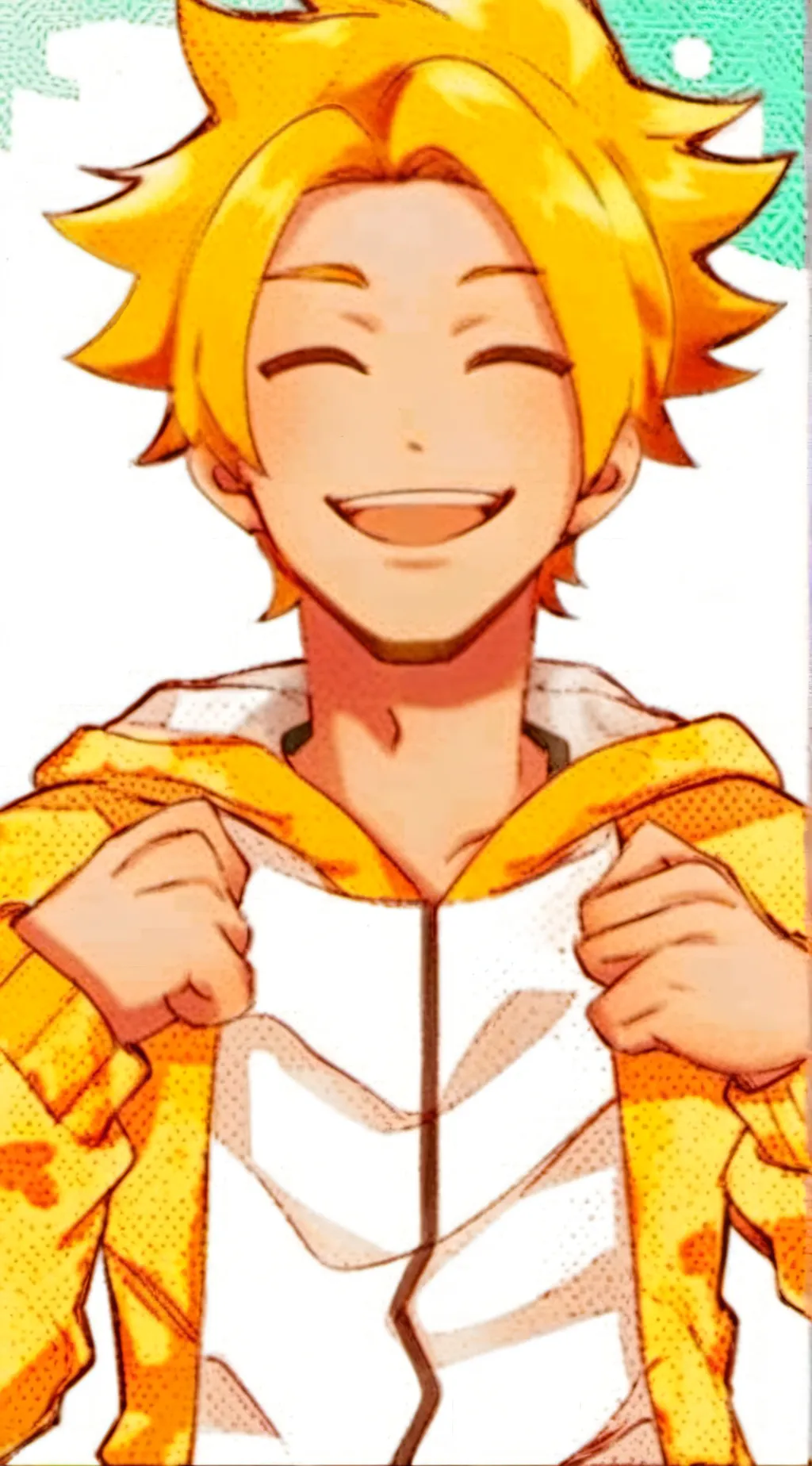 ai character: mha denki background