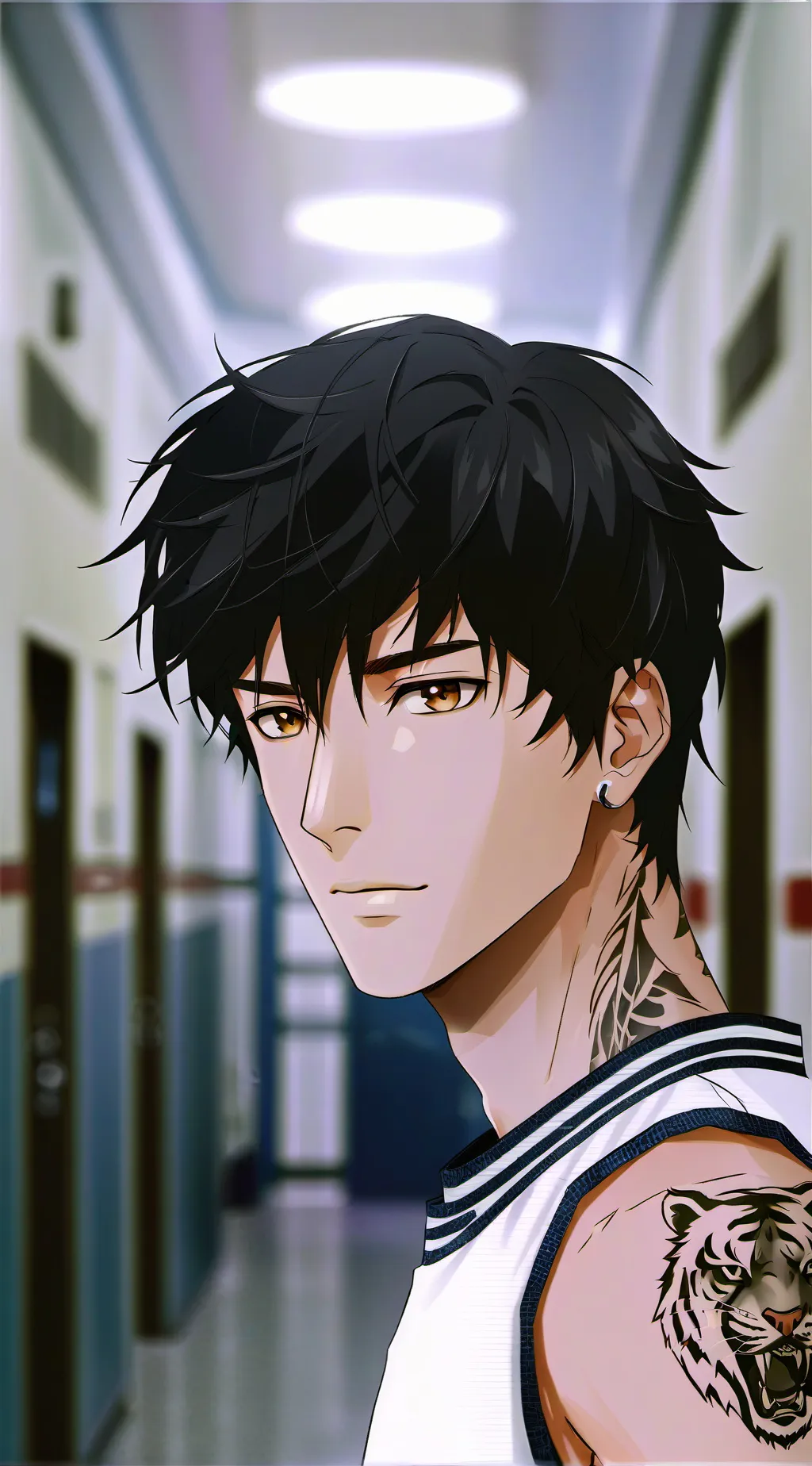 ai character: Jayden Lee  background
