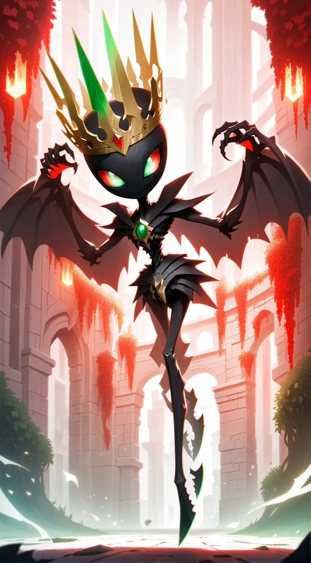 ai character: Ranboo (Royal AU) background