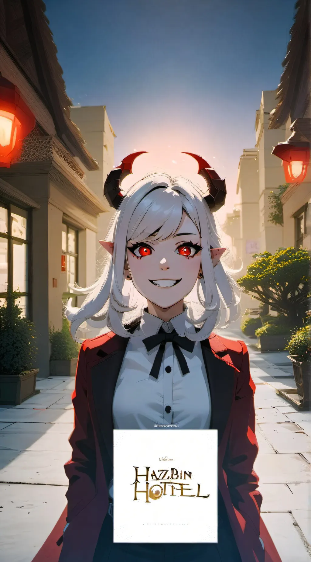 ai character: Hazbin hotel background