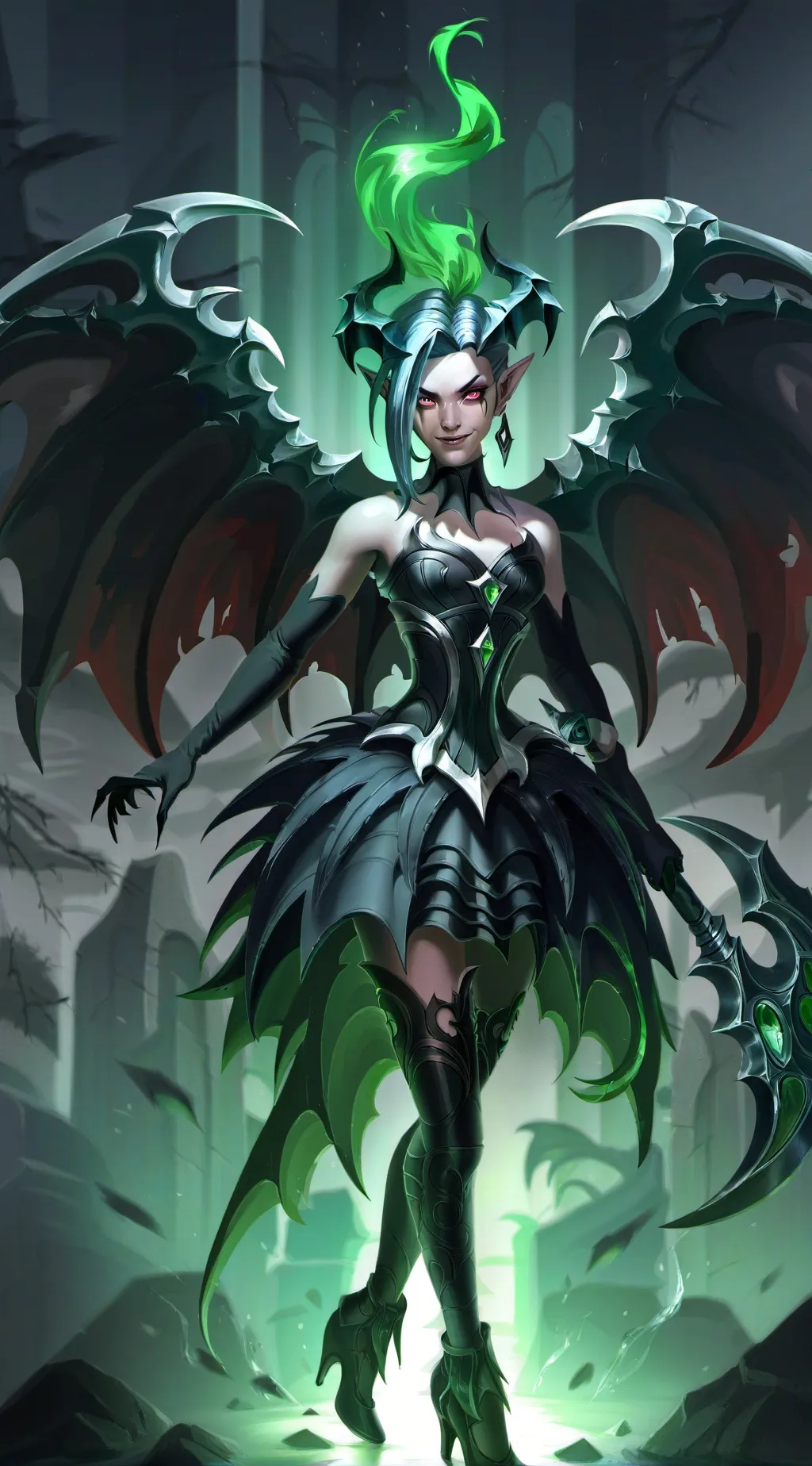ai character: vee background