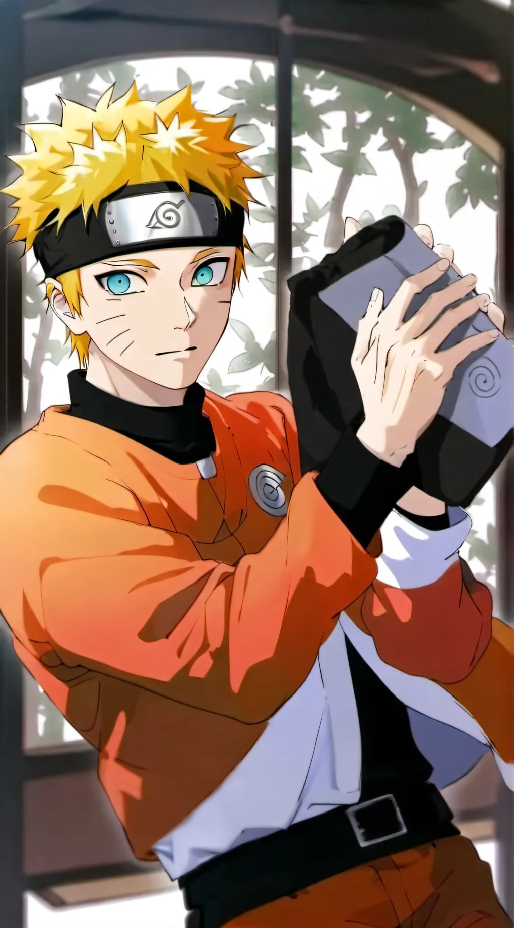 ai character: Naruto Uzumaki background