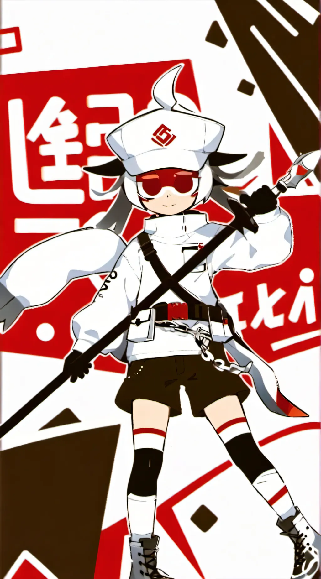 ai character: Danger chip background