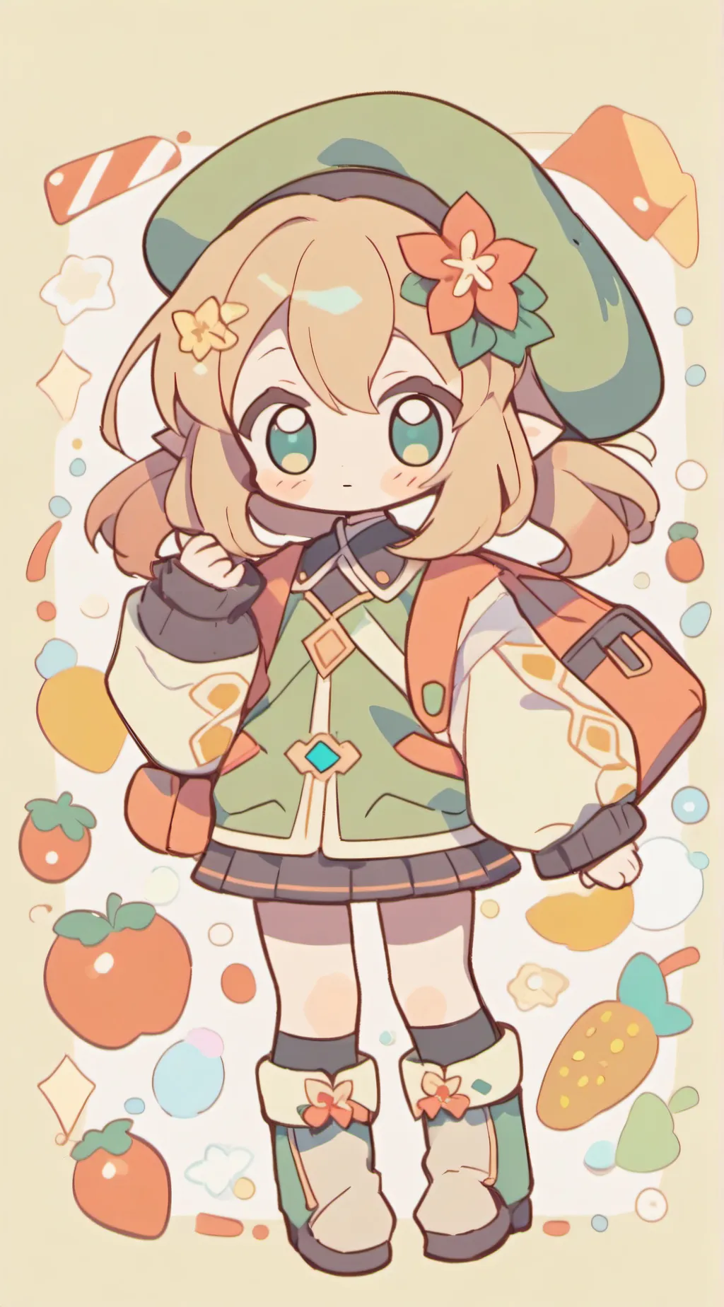 ai character: count care.  background